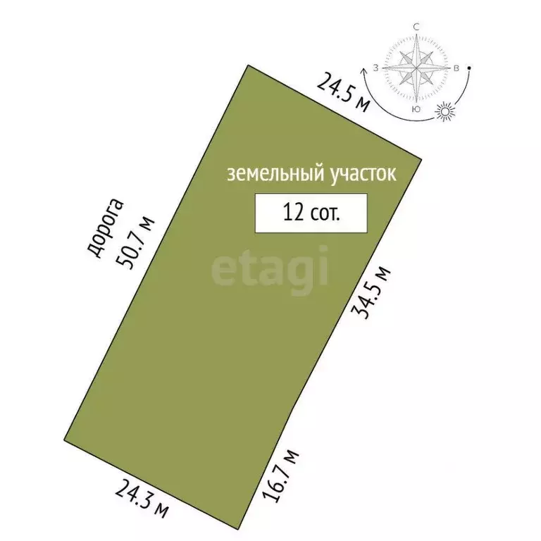 Участок в Крым, Симферопольский район, Добровское с/пос, Мраморное ... - Фото 2