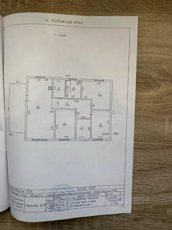 Дом в Кировская область, Киров ул. Матвеевская, 1 (175 м) - Фото 1