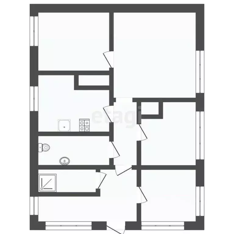 Дом в Свердловская область, Талицкий муниципальный округ, д. Нижний ... - Фото 2