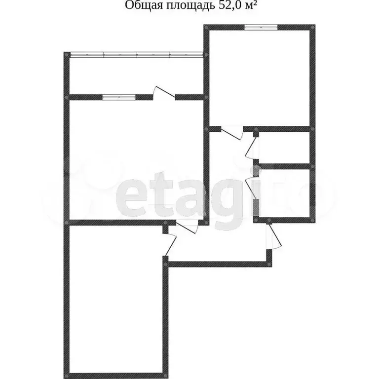 2-к. квартира, 67,2 м, 1/5 эт. - Фото 0