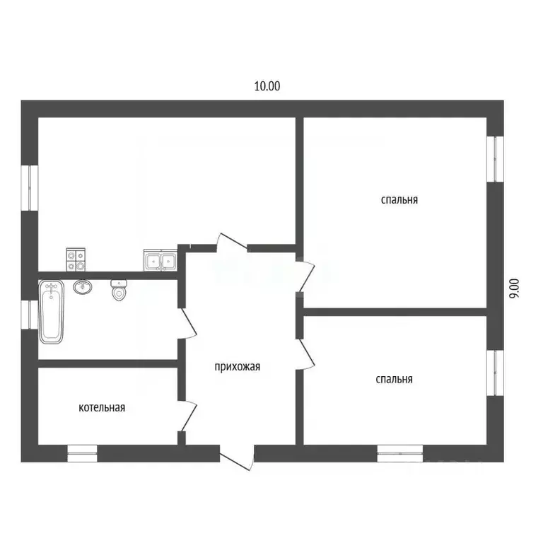 Дом в Тюменская область, Тюмень Мелиоратор садовое товарищество, ул. ... - Фото 1