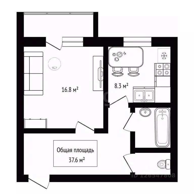1-к кв. Новосибирская область, Бердск ул. Карла Маркса, 7 (37.6 м) - Фото 2