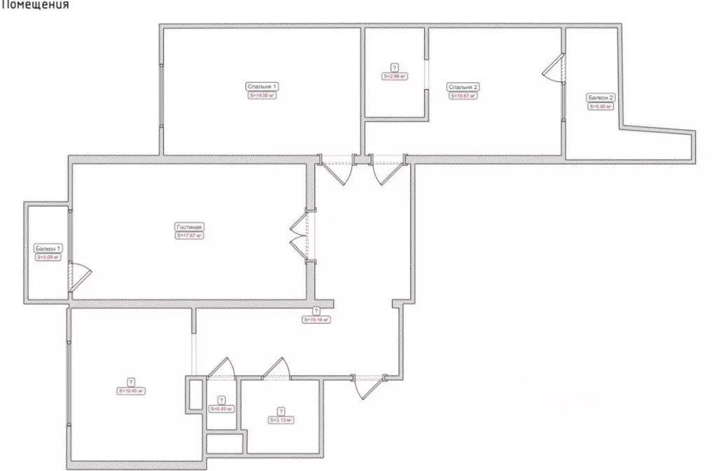 3-к кв. Москва Можайское ш., 4К1 (75.1 м) - Фото 2