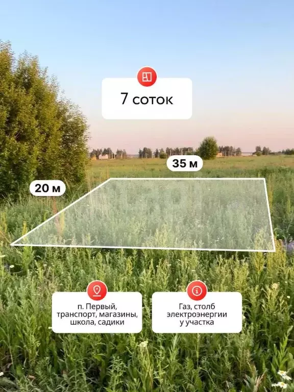 Участок в Костромская область, Кострома Соколиное Гнездо кп, 1 (7.0 ... - Фото 0