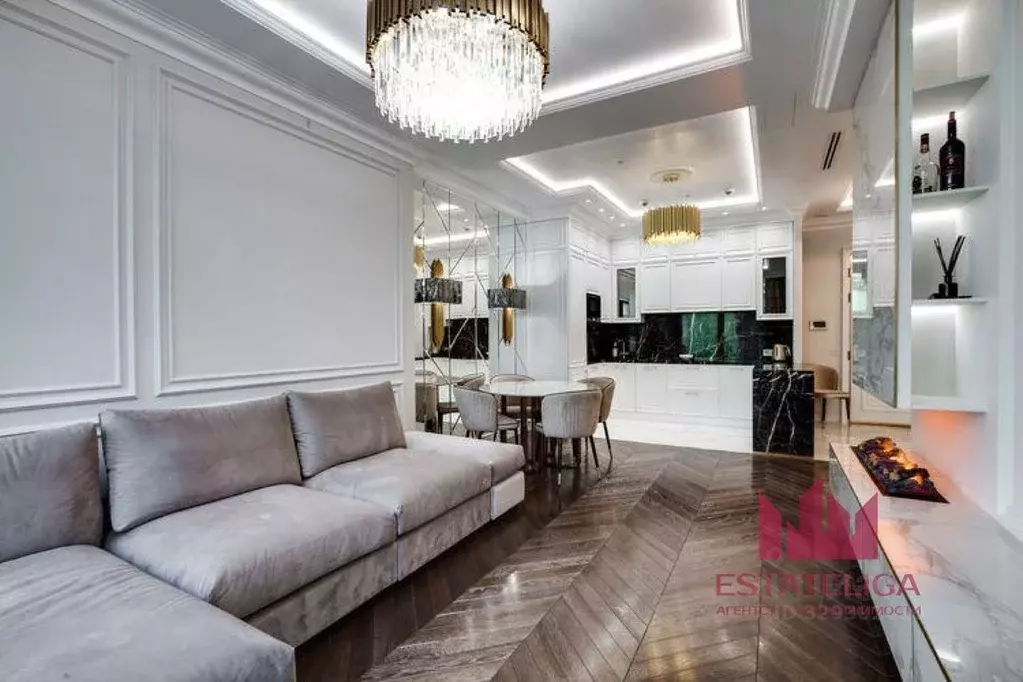 2-к кв. Москва 1-й Красногвардейский проезд, 22с2 (92.0 м) - Фото 1