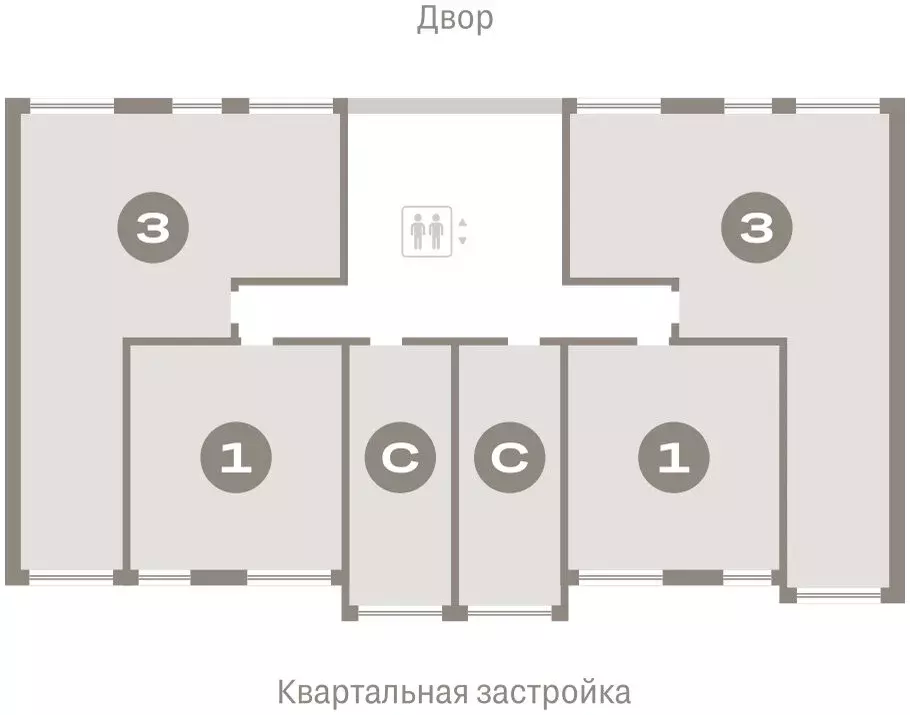 3-комнатная квартира: Тюмень, Мысовская улица, 26к1 (84.86 м) - Фото 1