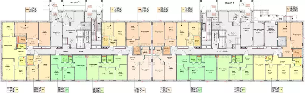 1-комнатная квартира: Нижний Новгород, квартал Кооперативный посёлок, ... - Фото 2