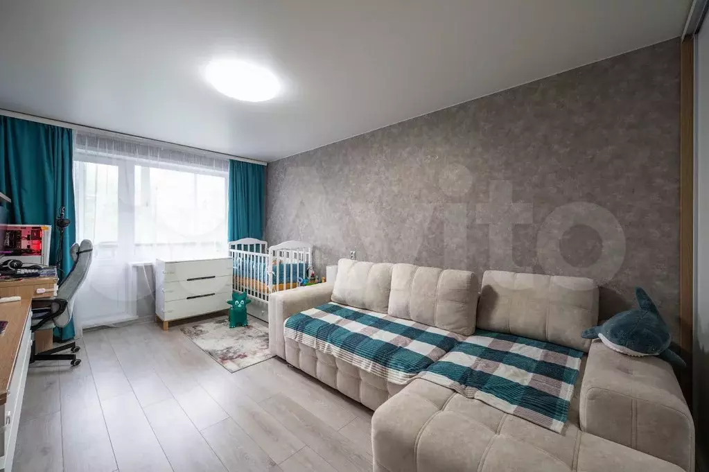 1-к. квартира, 32,2 м, 4/5 эт. - Фото 1