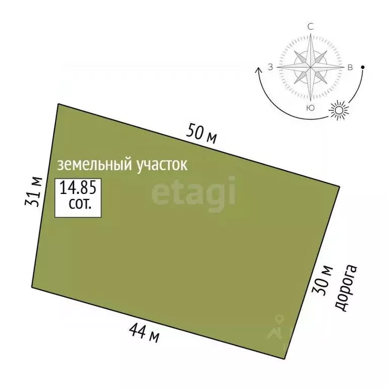 Участок в Ярославская область, Рыбинский муниципальный округ, д. ... - Фото 2