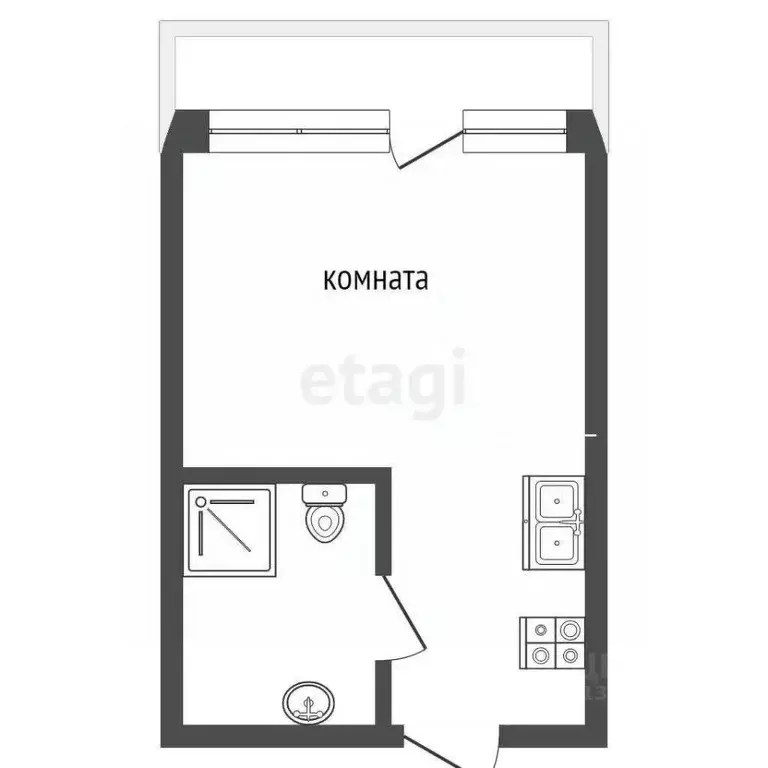 Студия Крым, Ялта муниципальный округ, Отрадное пгт ул. Отрадная, 15Г ... - Фото 2