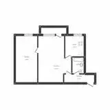 2-комнатная квартира: Салават, улица Островского, 44 (46.2 м) - Фото 1