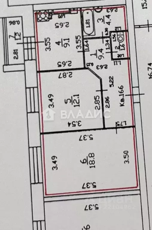 2-к кв. Марий Эл, Йошкар-Ола ул. Западная, 15А (56.6 м) - Фото 2