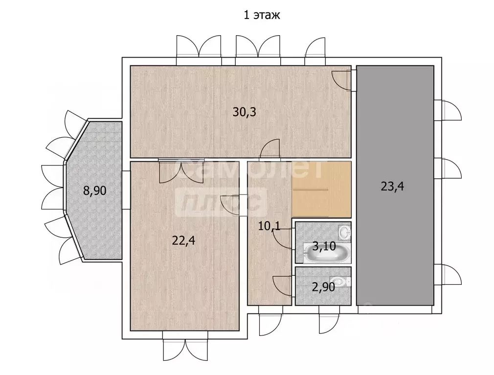 Дом в Краснодарский край, Туапсинский муниципальный округ, с. ... - Фото 2