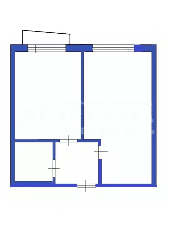 1-к кв. Кемеровская область, Ленинск-Кузнецкий бул. Химиков, 7/2А ... - Фото 2
