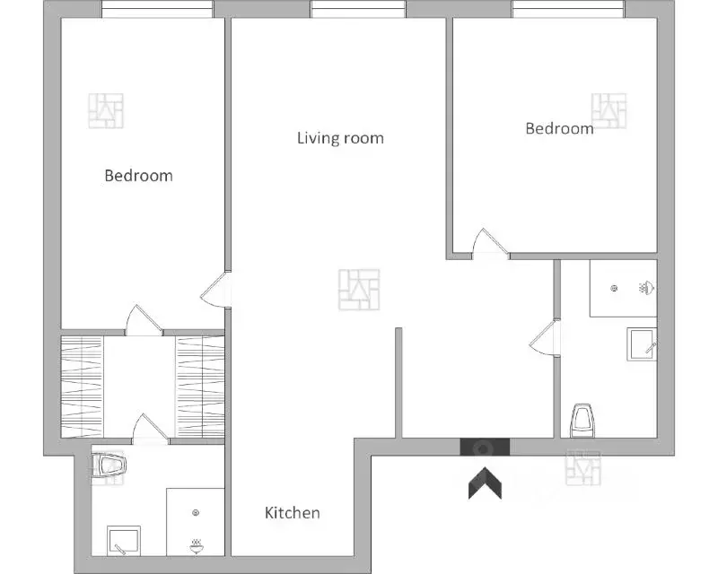 3-к кв. Москва ул. 1-я Ямского Поля, 1к1 (80.0 м) - Фото 2