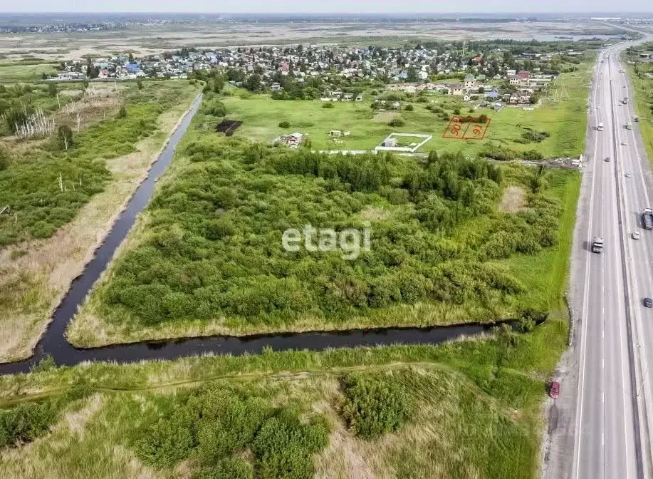 Участок в Тюменская область, Тюмень Колос-4 садовое товарищество, ул. ... - Фото 0