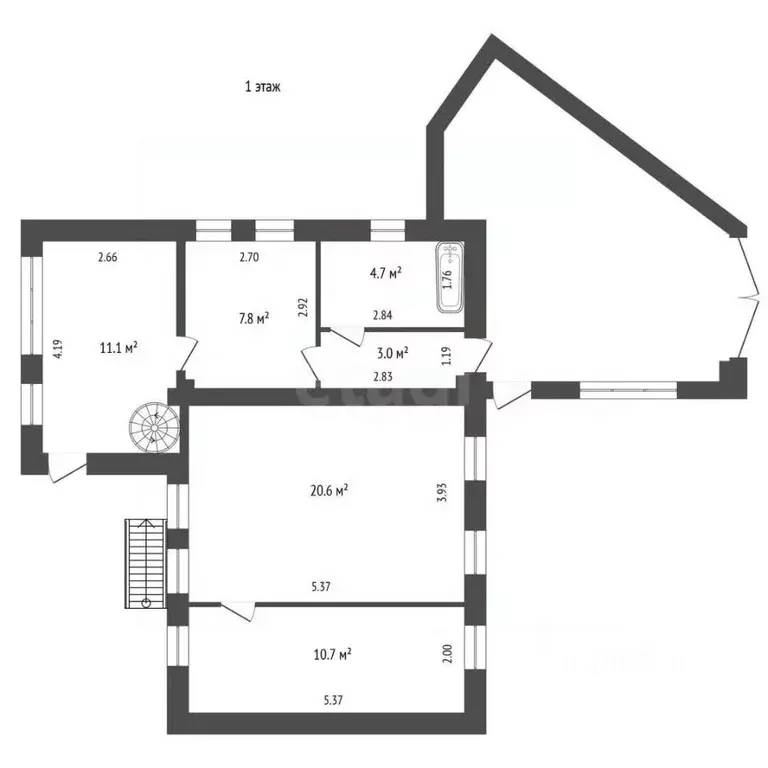 Дом в Тюменская область, Тюмень Парковая ул. (128 м) - Фото 2
