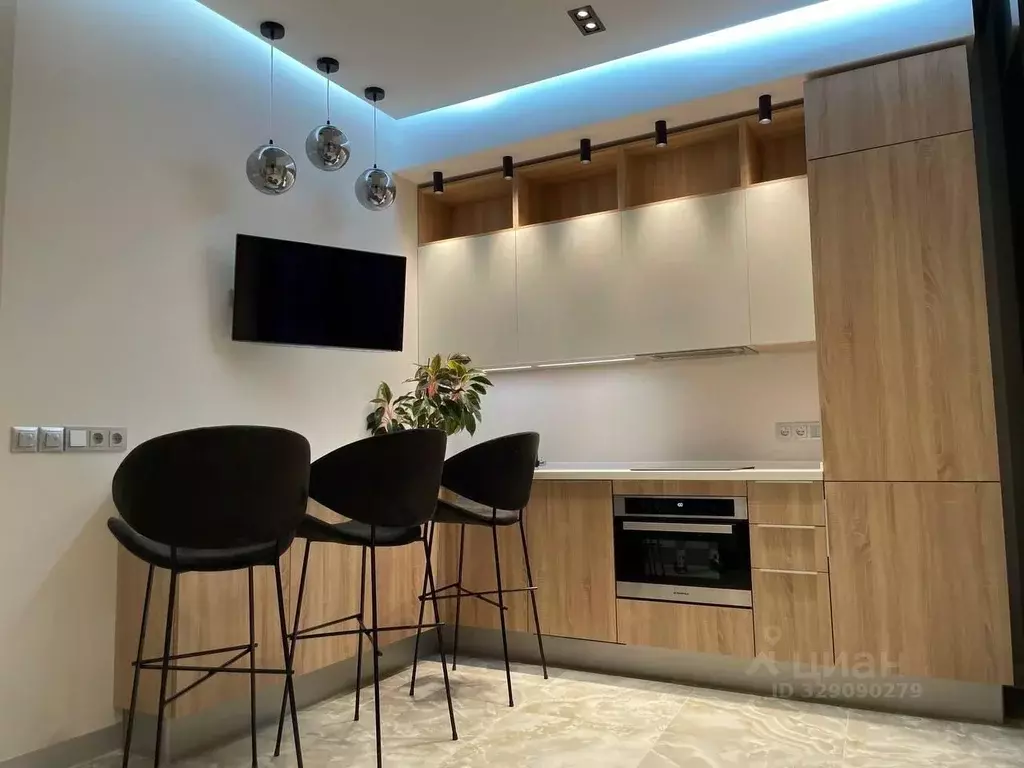 Студия Москва Береговой проезд, 5Ак5 (32.0 м) - Фото 1