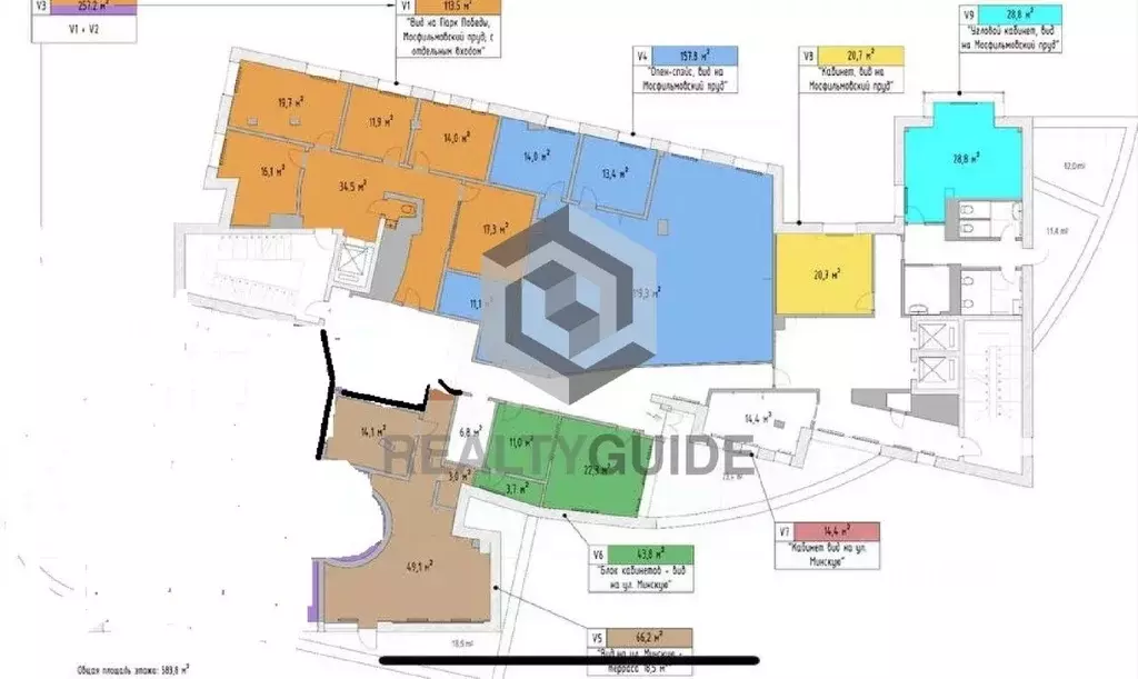 Офис в Москва Минская ул., 2Гк1 (21 м) - Фото 1