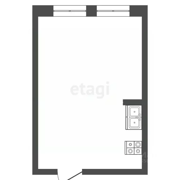 Комната Севастополь ул. Дзигунского Михаила, 19 (20.6 м) - Фото 2