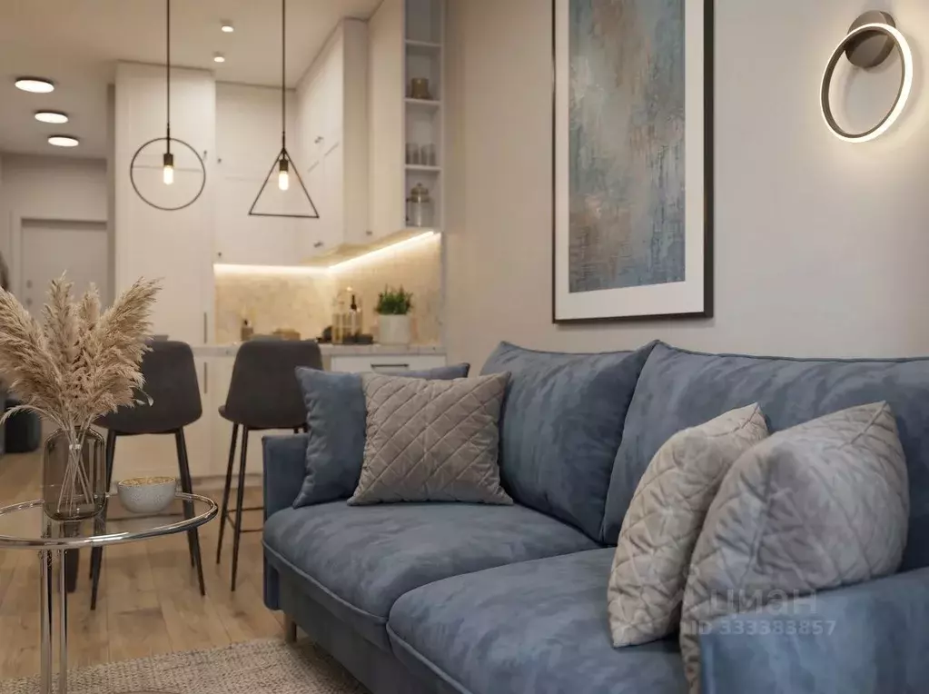Студия Санкт-Петербург ул. Бармалеева, 9 (18.0 м) - Фото 1
