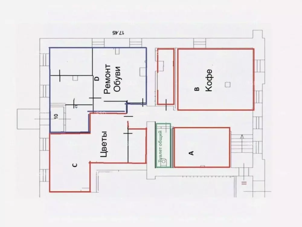 Торговая площадь в Москва ул. Бахрушина, 28 (150 м) - Фото 1