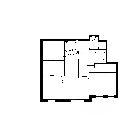4-к кв. Москва ул. Большая Полянка, 44 (146.3 м) - Фото 2