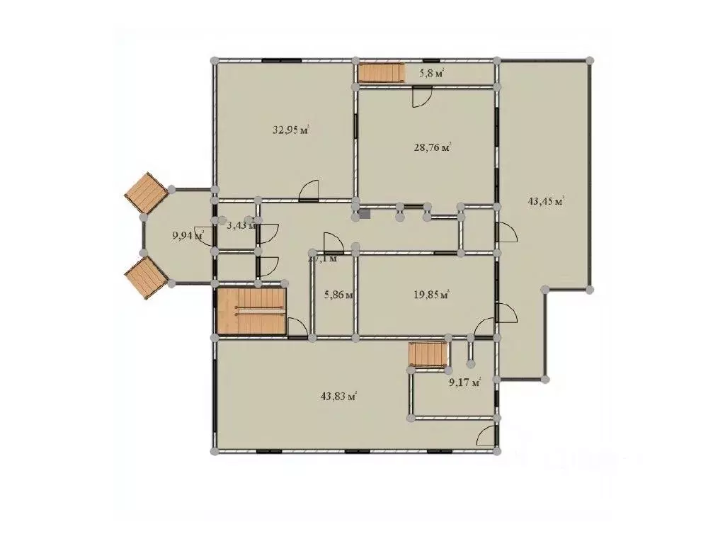 Дом в Ленинградская область, Всеволожский район, Агалатовское с/пос, ... - Фото 2