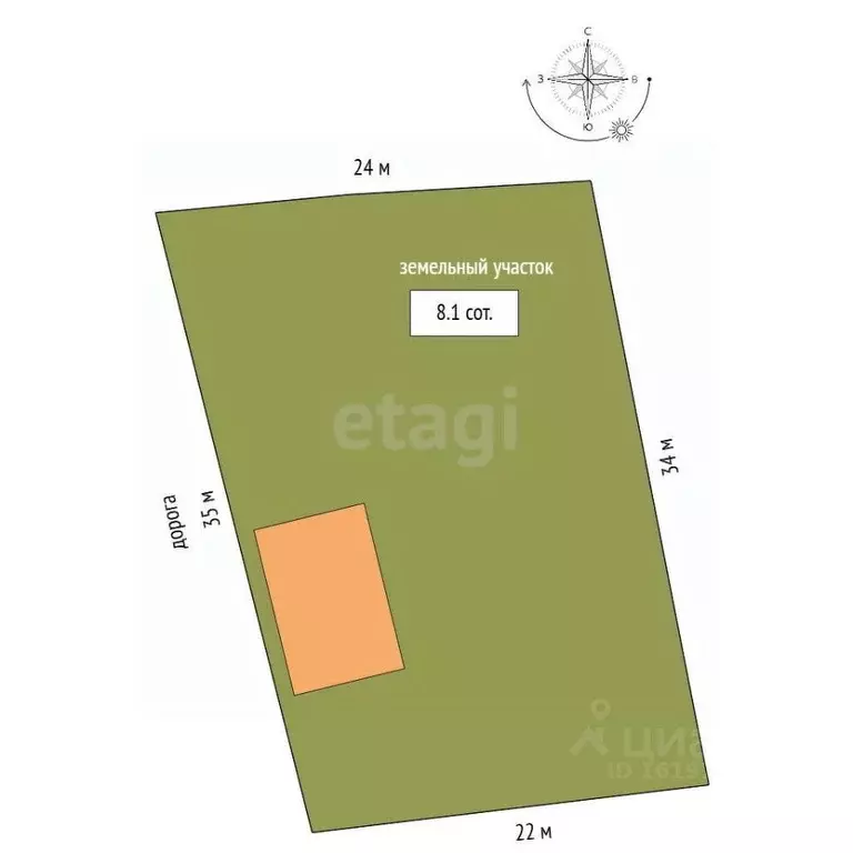 Дом в Саха (Якутия), Якутск ул. Семейная, 32к6 (49 м) - Фото 1