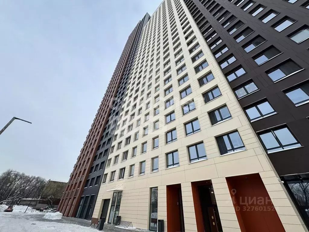 Студия Москва Строительный проезд, 9С6 (34.4 м) - Фото 2