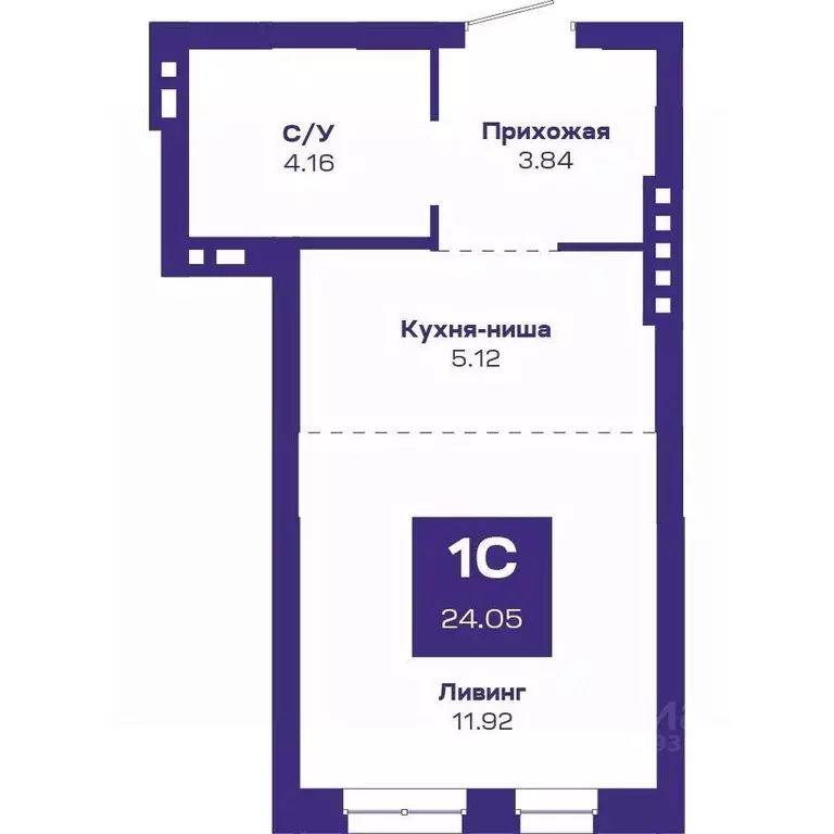1-к кв. Новосибирская область, Новосибирский район, Краснообск рп ... - Фото 1
