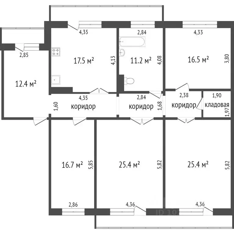 4-к кв. Красноярский край, Красноярск Ястынская ул., 18 (150.0 м) - Фото 0