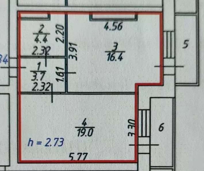 Продаётся 1-к квартира, 51 м - Фото 0