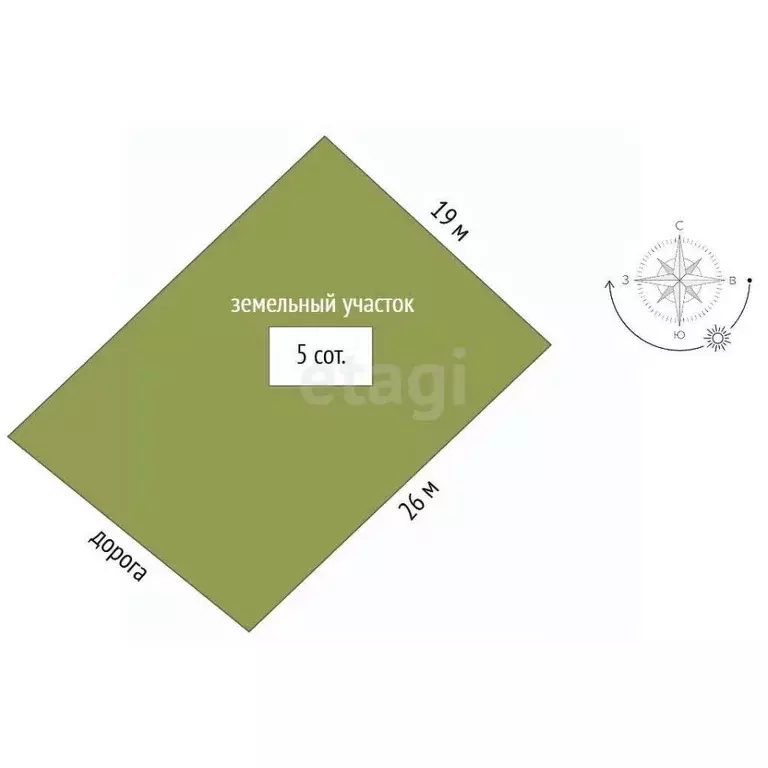 Участок в Ростовская область, Аксайский район, Ольгинская ст-ца ... - Фото 2