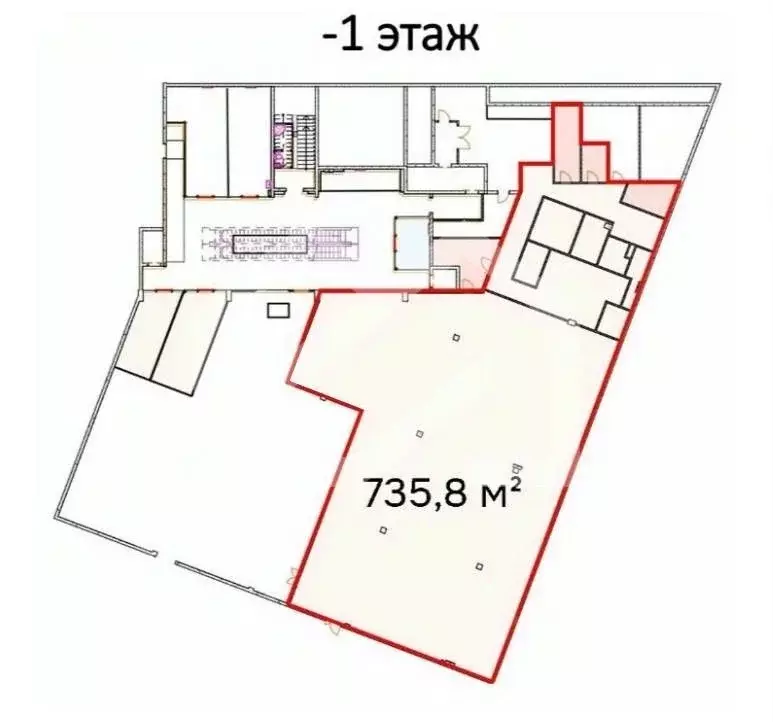 Помещение свободного назначения в Москва наб. Марка Шагала, 1к1 (734 ... - Фото 2