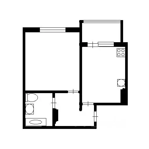 1-к кв. Омская область, Омск просп. Королева, 10А (33.2 м) - Фото 2