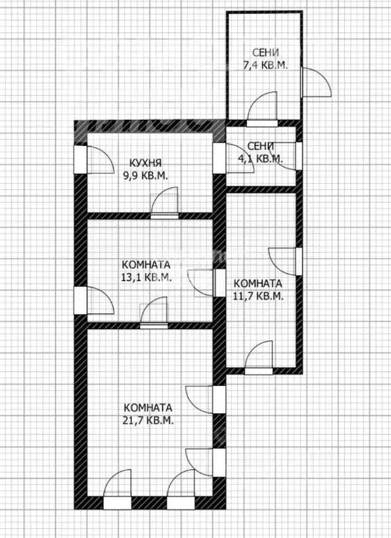 Дом в Оренбургская область, Оренбург с. Краснохолм, ул. Кирова, 23 (56 ... - Фото 2