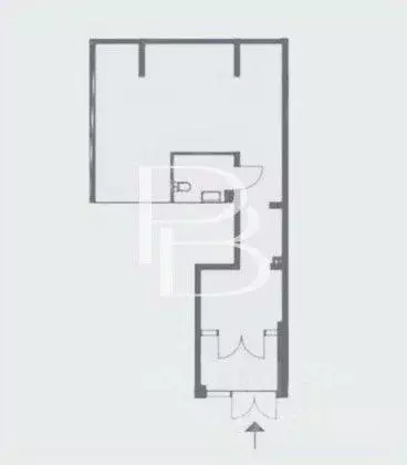 Торговая площадь в Москва Шмитовский проезд, 39к4 (64 м) - Фото 1