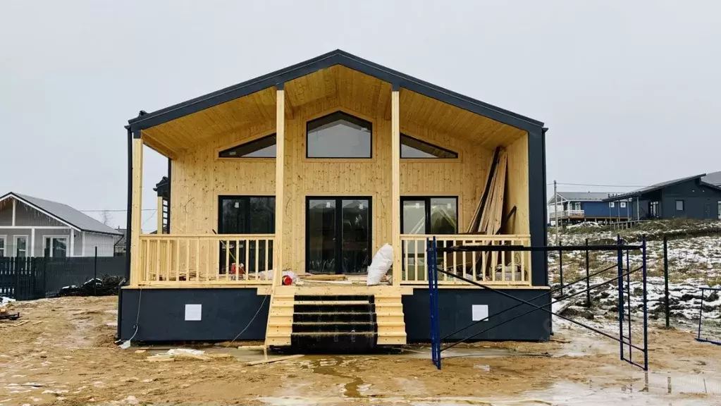 Дом в Ленинградская область, Ломоносовский район, Лаголовское с/пос, ... - Фото 2