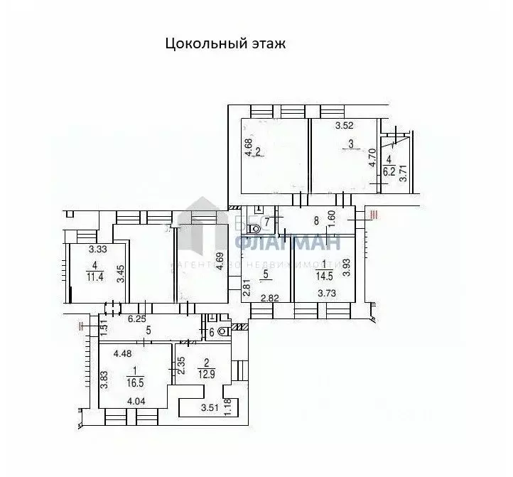 Помещение свободного назначения в Москва Новинский бул., 25К10 (78 м) - Фото 1