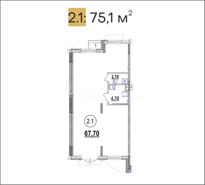 Торговая площадь в Новгородская область, Великий Новгород Речная ул., ... - Фото 1
