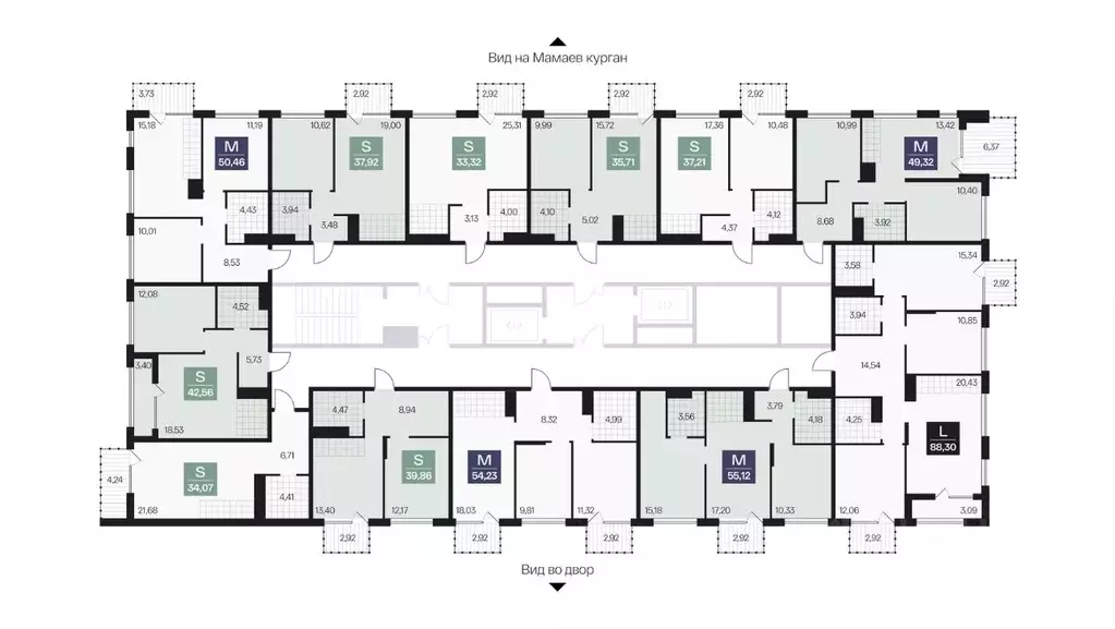 2-к кв. Волгоградская область, Волгоград просп. Имени В.И. Ленина, 59Г ... - Фото 2