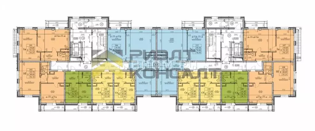 Квартира-студия: Омск, улица Дианова, 34 (21.7 м) - Фото 1
