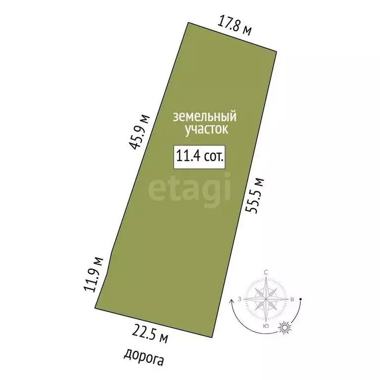 Дом в село Онохино, Центральная улица (41.8 м) - Фото 2