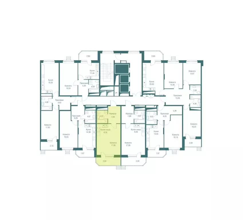 Квартира-студия: Одинцово, Северная улица, 5к1 (39.8 м) - Фото 1