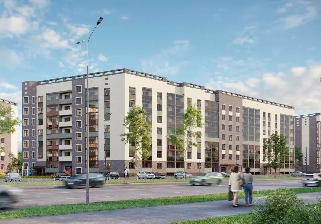 2-к кв. Новгородская область, Великий Новгород Юннатов жилой комплекс ... - Фото 2