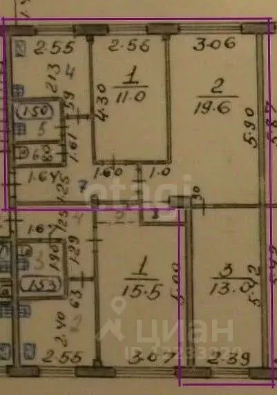 3-к кв. Свердловская область, Каменск-Уральский просп. Победы, 53 ... - Фото 2