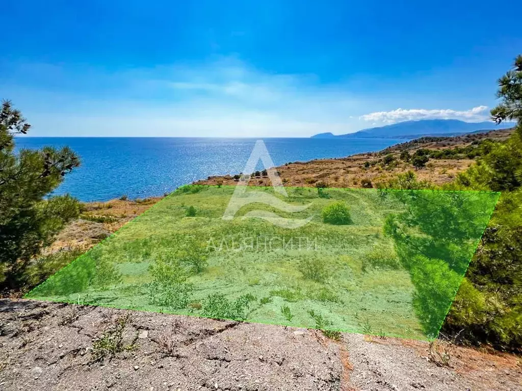 Участок в Крым, Алушта муниципальный округ, с. Солнечногорское ул. ... - Фото 2