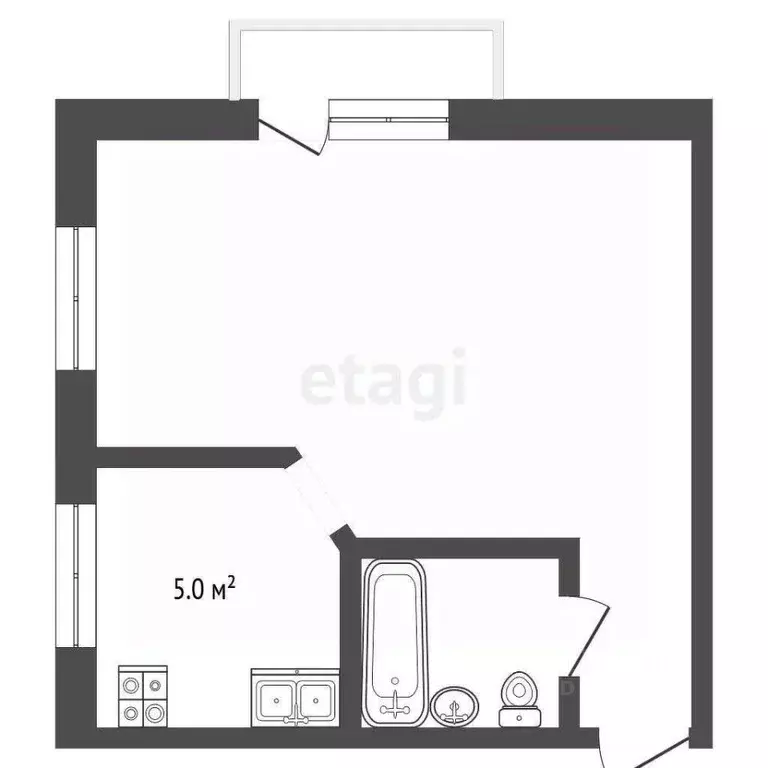 1-к кв. Ставропольский край, Железноводск ул. Ленина (30.7 м) - Фото 0