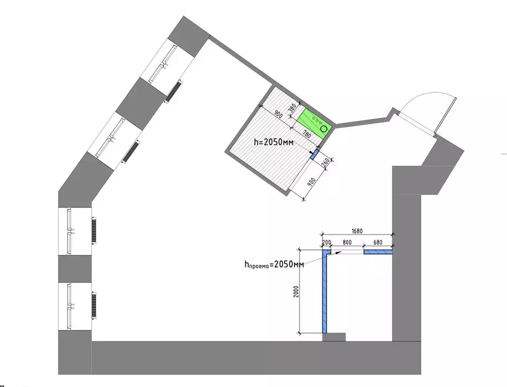 Продаётся квартира-студия, 41.2 м - Фото 0